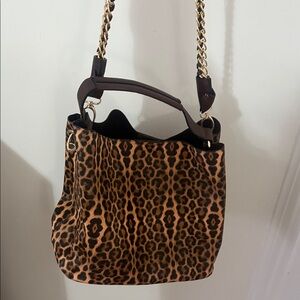 Y2K Leopard Print Women's Tote Bag